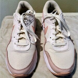 Women's white and pink Nike Athletic Shoes